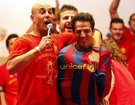 10648La fiesta del Mundial: impresionante recibimiento y baño de multitudes en Madrid