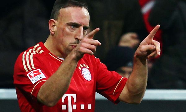 Franck Ribery, jugador del Bayern Munich