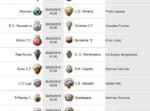 Liga Española 2012-2013 2ª División: horarios y retransmisiones de la Jornada 40