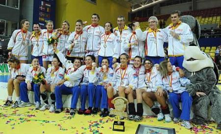 La selección española de balonmano femenino se hizo con la plata en el