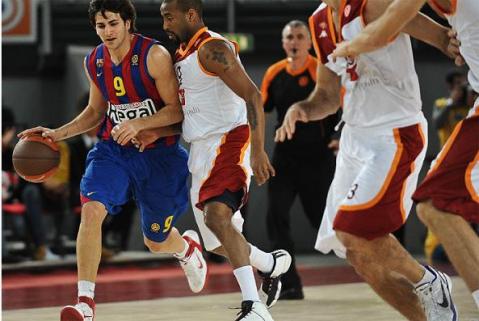 Ricky Rubio ante la Lottomatica Roma