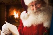 Papá Noel y el Paje Real en La Maquinista