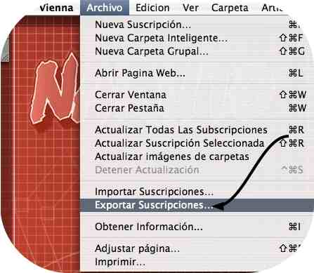 Vienna : Exportar los Feed
