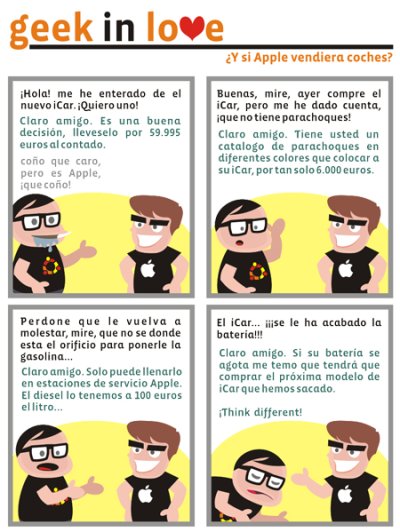 ¿Quieres un iCar? ¿Quieres un iPhone?