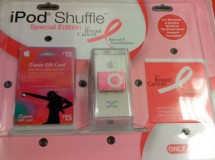 iPod shuffle contra el cáncer de mama