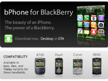 BlackBerry al estilo iPhone
