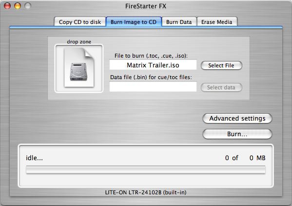 2559FireStarter, el quema discos