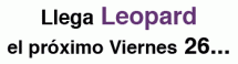 Descubre Leopard y llévatelo a casa este mismo viernes
