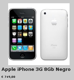 5357iPhone 3G disponible sin contrato