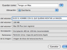 Crear una imagen DMG de forma sencilla y guardar con clave tus archivos