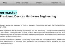 Biografía de Mark Papermaster se retira del portal de Apple