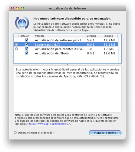 6657Una de actualizaciones de software