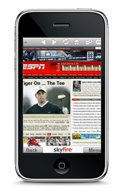 Skyfire planea llegar al iPhone
