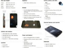 Especificaciones no oficiales del iPhone HD