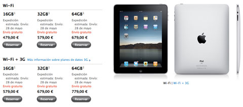 Ya podemos reservar nuestro iPad en la Apple Store española