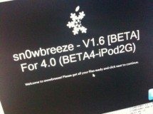 Sn0wbreeze V1.6: jailbreak del iPhone OS 4.0 para iPod Touch 2G