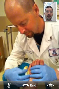 FaceTime ayuda a dos médicos en un diagnóstico
