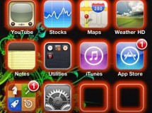 Añadir brillo neón a los iconos del iPhone y iPod Touch