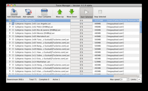 Tucan Manager: un gestor de descargas ligero