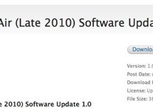 Actualización de software para los nuevos MacBook Air