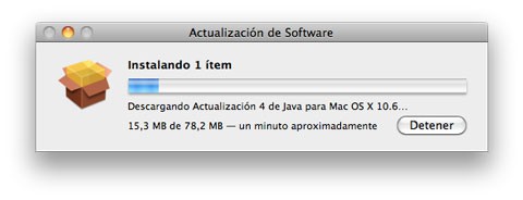 Actualización Java