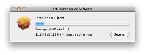 15493iPhoto 9.1.2 disponible a través de actualización de software