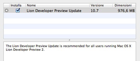 Apple lanza una nueva actualización de Lion