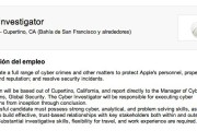 16693Apple busca un Cyber Investigador