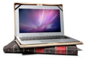 16626Funda para MacBook Air con forma de libro antiguo