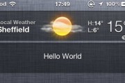 Técnicamente es posible utilizar widgets personalizados en iOS5
