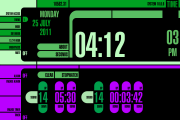 Time: un reloj estilo LCARS