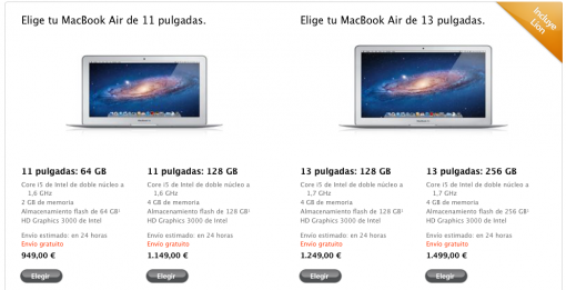 Nuevo MacBook Air 2011