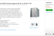 Promise Pegasus R4 y R6 con Thunderbolt ya a la venta