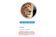 20305Lion 10.7.1 es la versión por defecto en la App Store