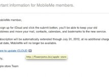 Correos fraudulentos con iCloud como cebo
