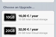 19616Posibles precios de las ampliaciones de capacidad de iCloud