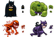 Heroes&Villains, 28 bonitos iconos para tu Mac