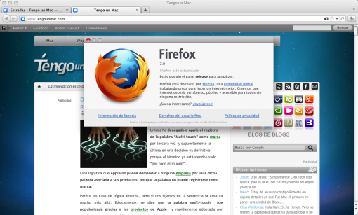 firefox-7 firefox 7 Mac OS X