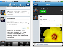 Formspring aterriza en iOS