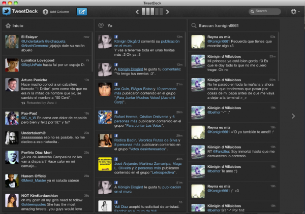 TweetDeck TweetDeck para Windows y Mac