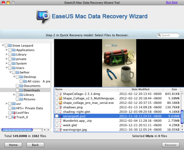 EaseUS Mac Data Recovery, recuperación de datos en Mac