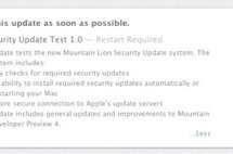 La versión para desarrolladores de Mountain Lion se actualiza con importantes mejoras de seguridad