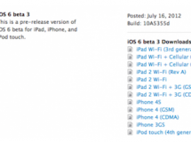 La tercera Beta de iOS 6 ya está en manos de los desarrolladores