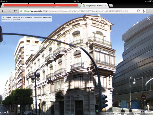Apple-Store-Valencia-Google-Maps-iOS6-Chrome-DescubreApple La Apple Store de Valencia vista desde Google Street View en iOS6