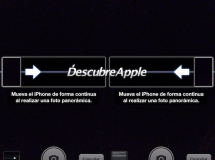 Cambia la dirección para tomar fotos panorámicas en iOS 6