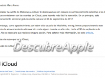 Apple regala 20 GB en iCloud a los usuarios de MobileMe hasta 2013