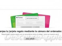 iTunes 11 permite canjear tarjetas regalo con la cámara del Mac