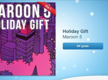 Un single de Maroon 5 es el primer regalo de Apple para estas navidades