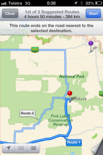 mapas apple australia