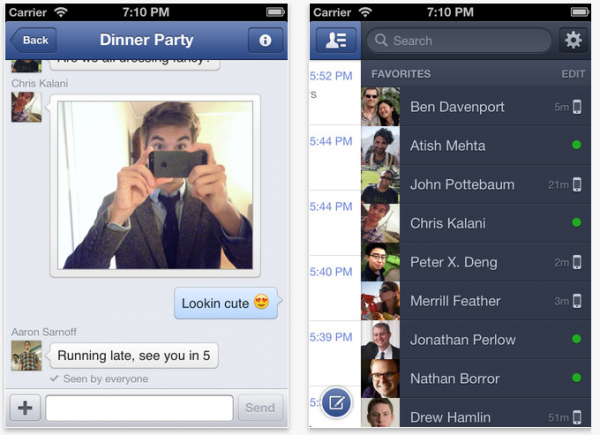 Facebook messenger